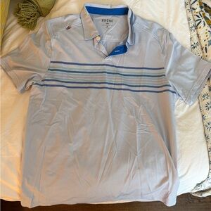 Rhone Men's Polo Shirt with Stripes